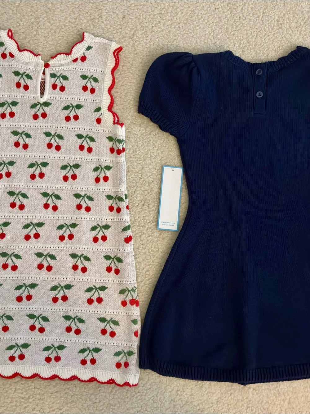 NWT Draper James & haute hippie Girl’s 4T Knit Dresses Set
